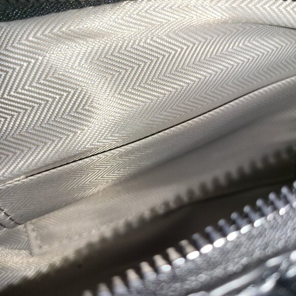 Crossbody Leather woven purse detachable strap lined inside pockets - Picture 9 of 12